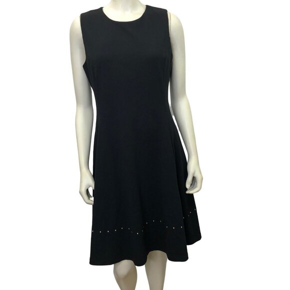Dkny Dresses & Skirts - DKNY BLACK SLEVEELESS  A LINE DRESS  SZ 10 NEW WTITH TAG